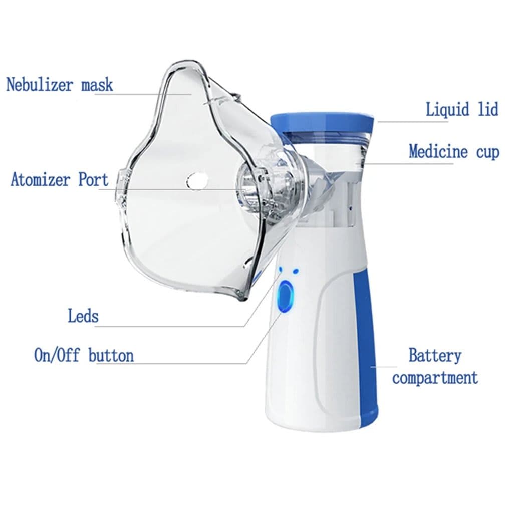 Ultrasonic Atomizers Portable Mute Asthma Inhaler Handheld Nebulizers Machine Mini Medical Nebulizer for Adults and Children thumbnail 3