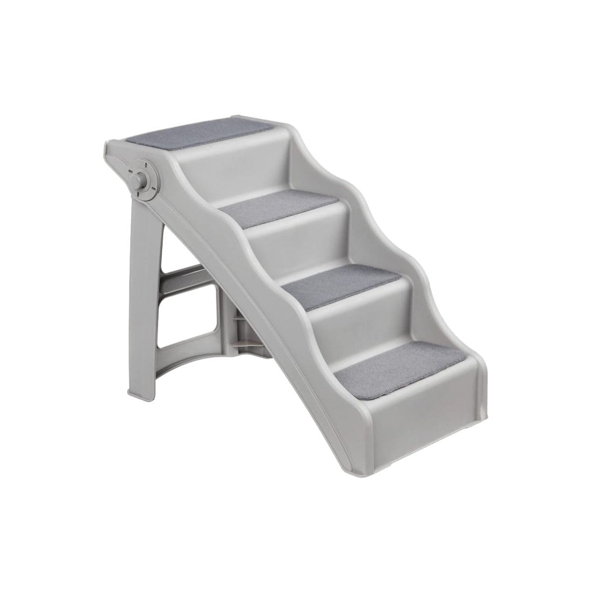 Foldable Pet Stairs - Amazon Basics Grey
