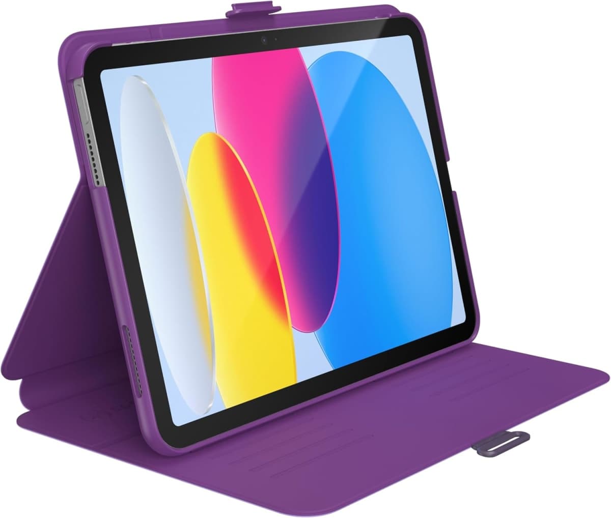 Speck iPad 10th Generation Case 2022 - Slim Multi Range Stand, Hard Back Case - Apple Pencil Holder & Drop Protection - 10.9 Inch iPad, Camera Shield - Ube Brew/Grape Parfait BalanceFolio thumbnail 2