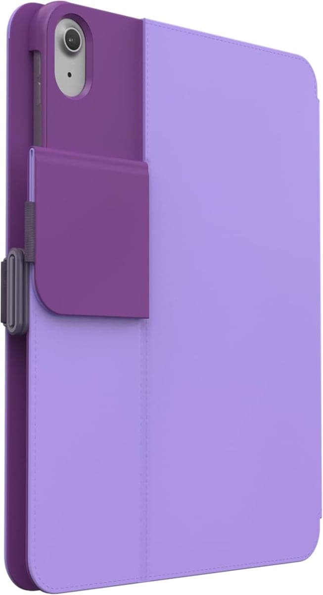 Speck iPad 10th Generation Case 2022 - Slim Multi Range Stand, Hard Back Case - Apple Pencil Holder & Drop Protection - 10.9 Inch iPad, Camera Shield - Ube Brew/Grape Parfait BalanceFolio thumbnail 3