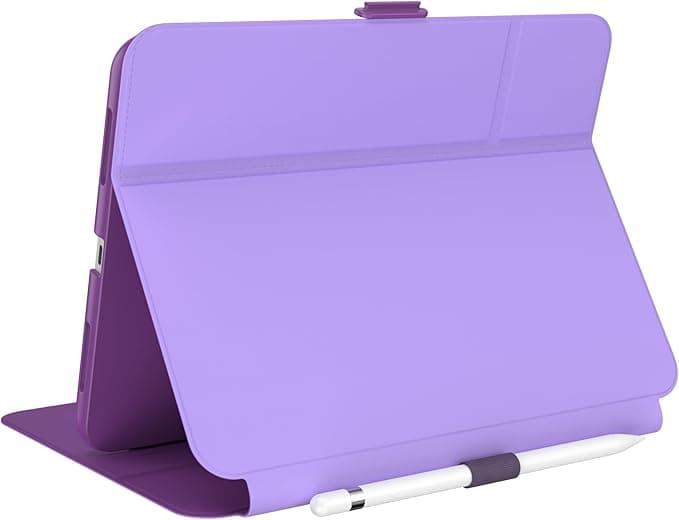 Speck iPad 10th Generation Case 2022 - Slim Multi Range Stand, Hard Back Case - Apple Pencil Holder & Drop Protection - 10.9 Inch iPad, Camera Shield - Ube Brew/Grape Parfait BalanceFolio thumbnail 4