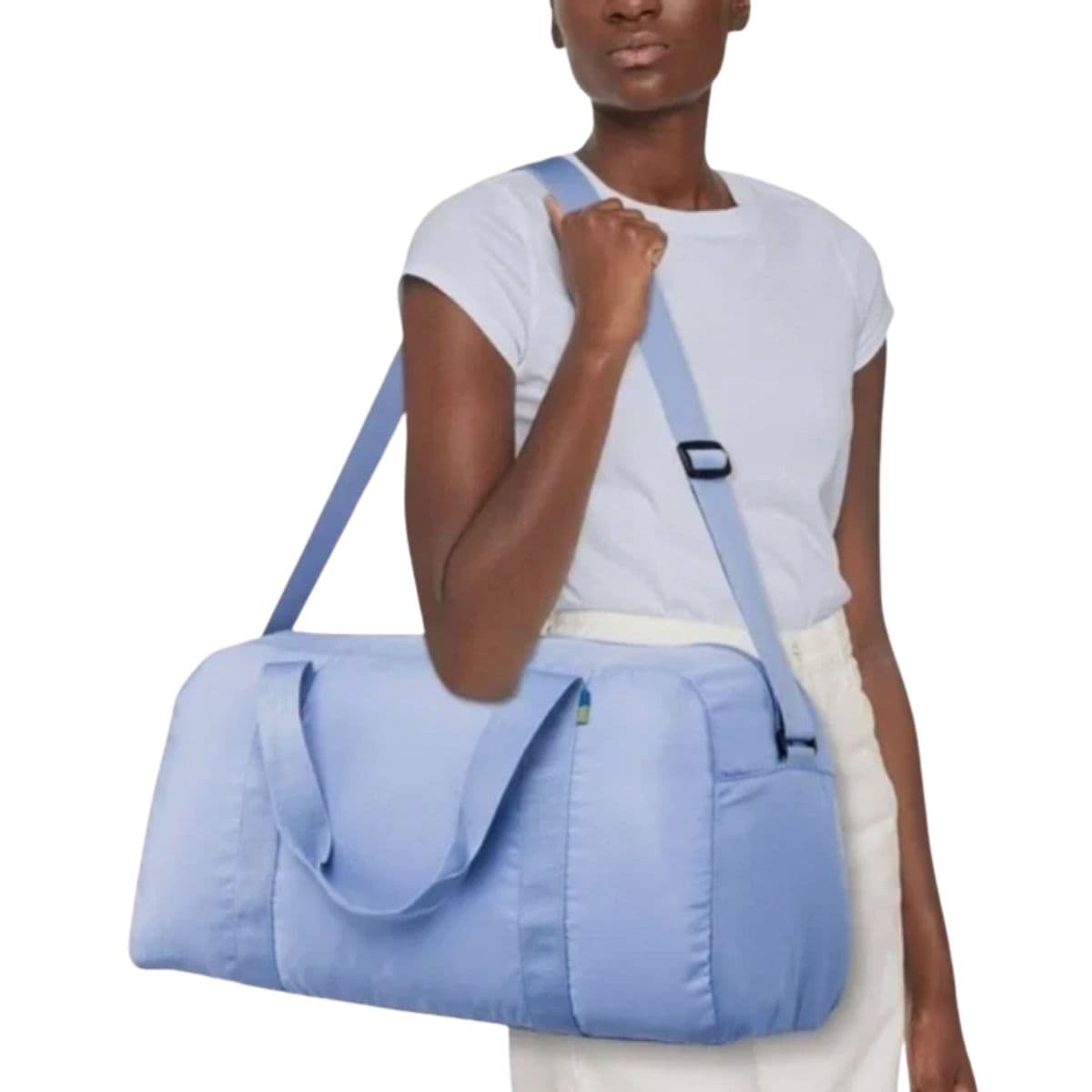 Open Story 30L Water Repellent Recycled Polyester Packable Duffel Bag - Blue thumbnail 2