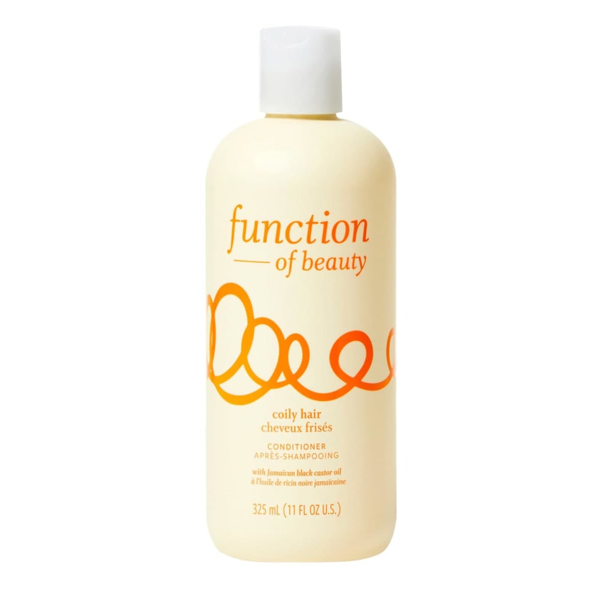 Function of Beauty Coily Hair Conditioner, 11 oz - Flaxseed Oil Nourishes & Hydrates Coils & Curls, & Jamaican Black Castor Oil Moisturizes & Revives, Sulfate-Free, Customizable Haircare — image 1
