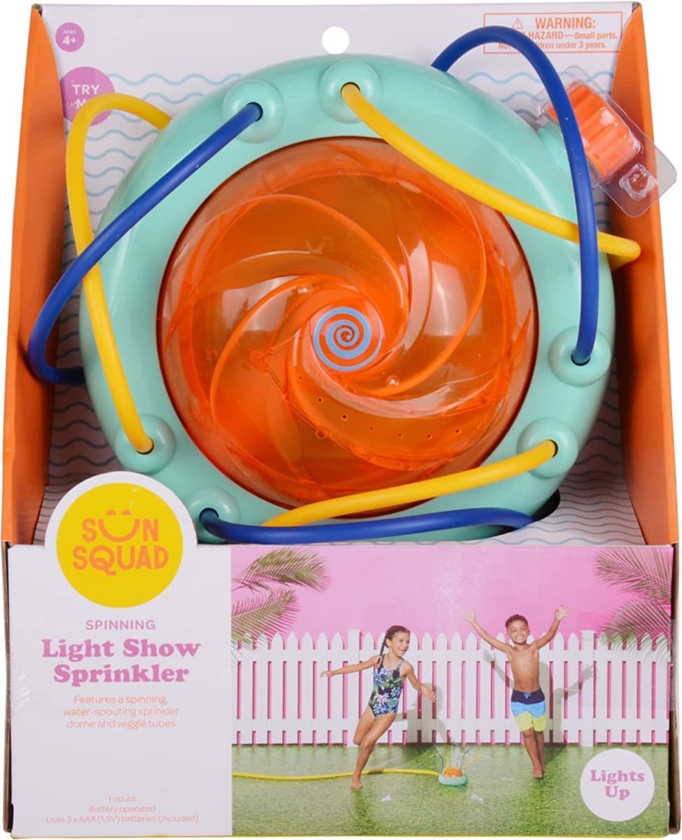 Sun Squad Spinning Light Show Sprinkler