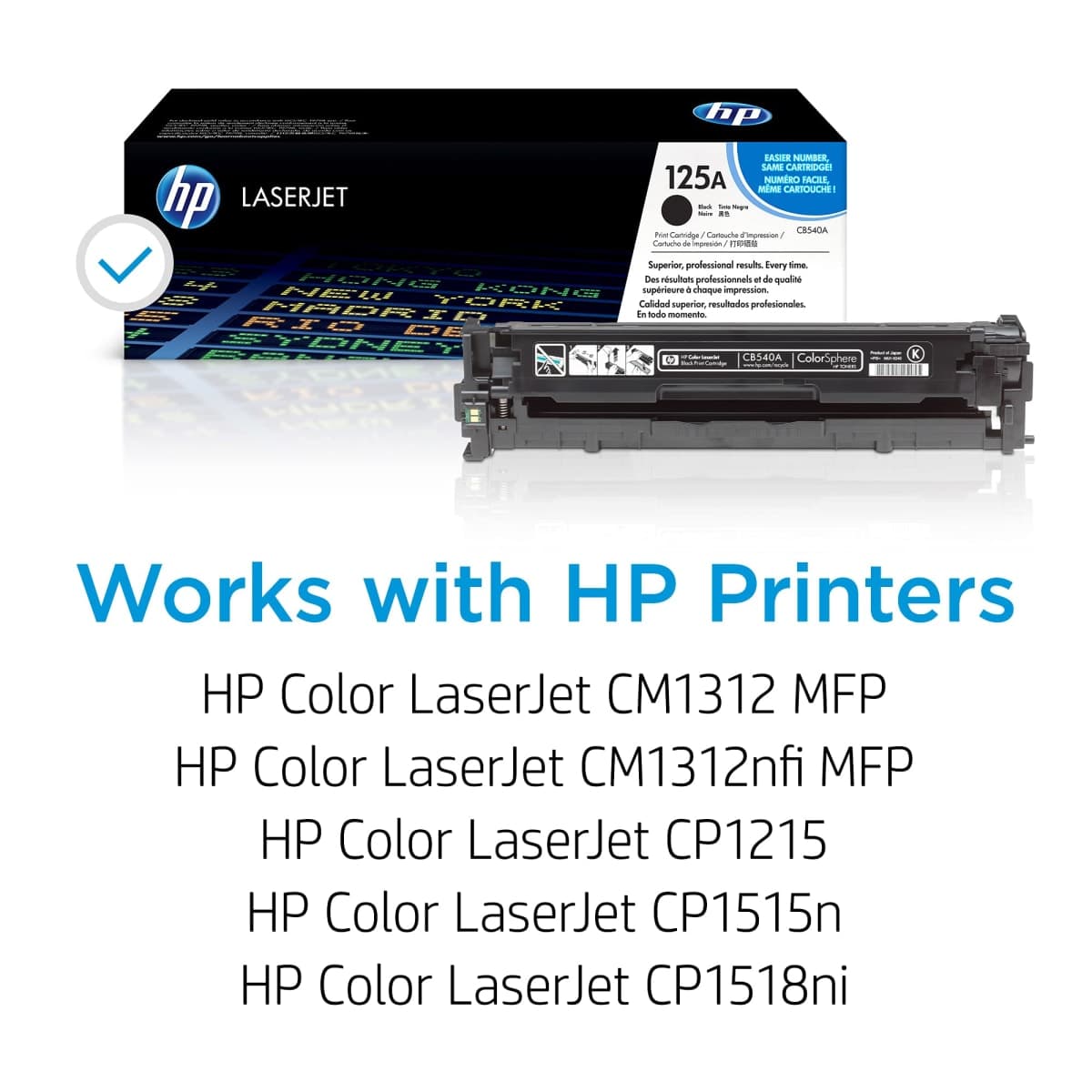 HP 125A (CB540A) Black Original LaserJet Toner Cartridge thumbnail 2