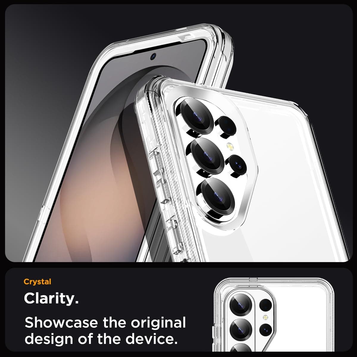AICase for Samsung Galaxy S26 Ultra Clear 3 in 1 Heavy Duty Drop Protection Full Body Rugged Shockproof/Dust Proof Triple Layer Transparent Military Protective Tough Durable Cover for S26 Ultra 2026_1 thumbnail 3