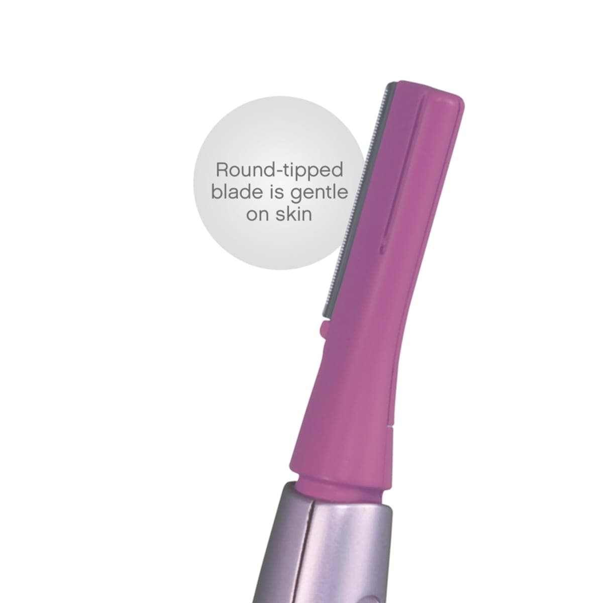 PANASONIC Facial Hair Trimmer for Women ES2113PC, with Pivoting Head and Eyebrow Trimmer Attachments, Dry Use, Battery-Operated thumbnail 3