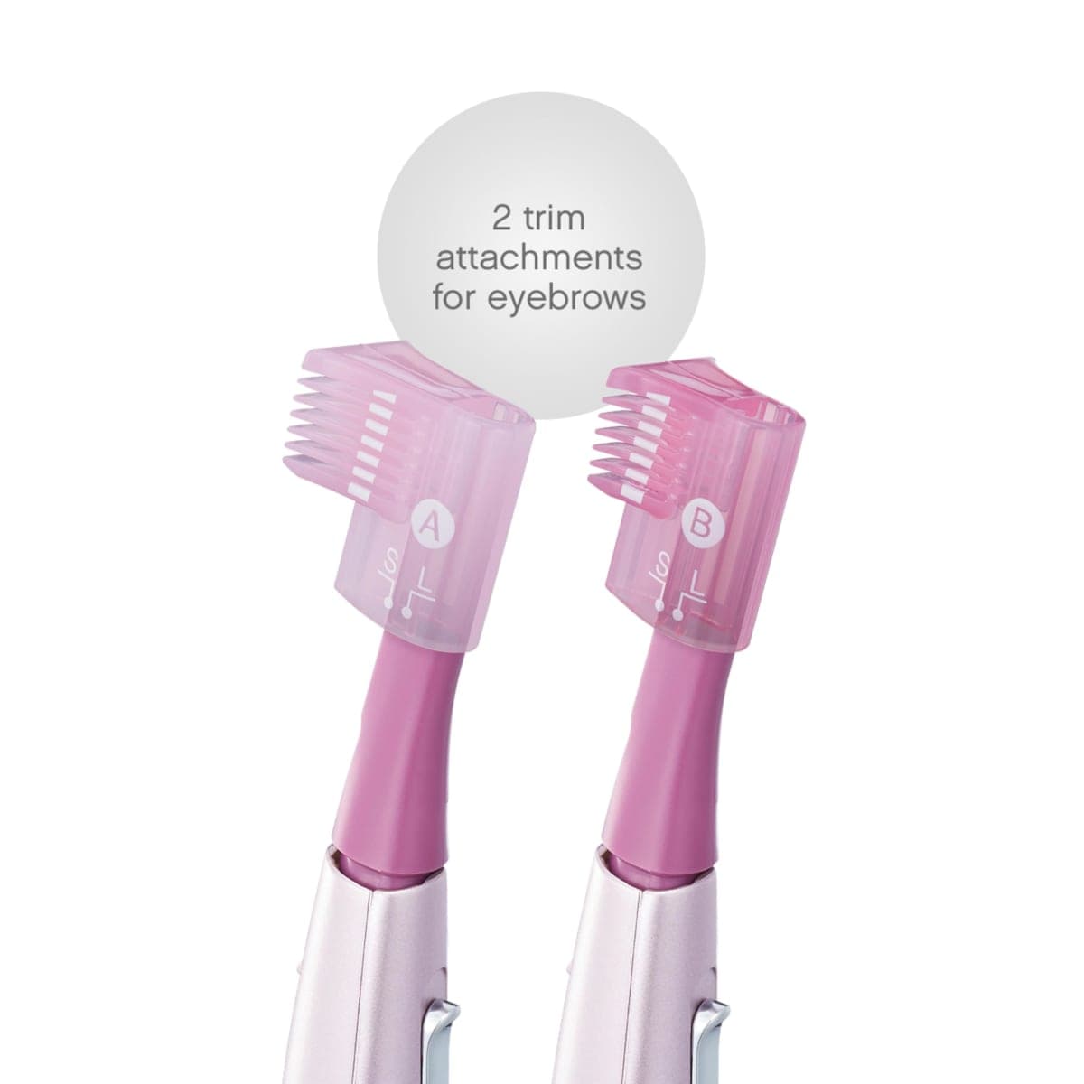 PANASONIC Facial Hair Trimmer for Women ES2113PC, with Pivoting Head and Eyebrow Trimmer Attachments, Dry Use, Battery-Operated thumbnail 5