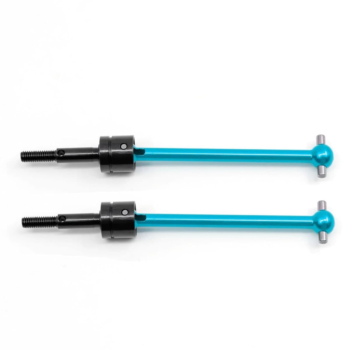 DROJACV 4pcs Steel Front & Rear Drive Shaft CVD Dogbone Joint for Tamiya TT02B 1/10 RC Car Upgrades Parts (Blue) thumbnail 4