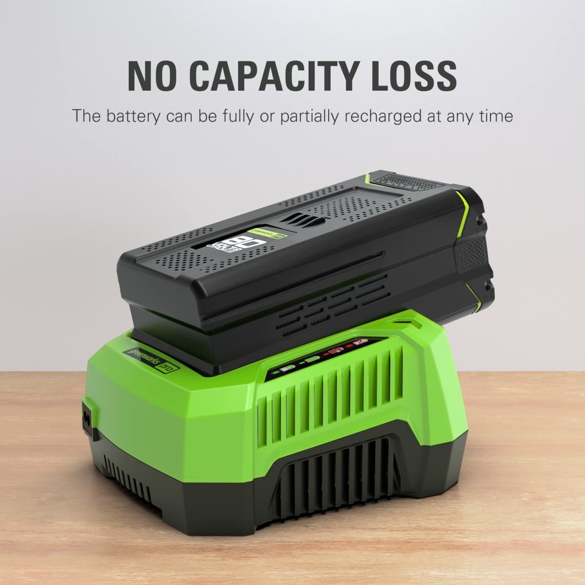 Greenworks PRO 80V 4.0Ah Lithium-Ion Battery ((Genuine Greenworks Battery / 75+ Compatible Tools) thumbnail 5