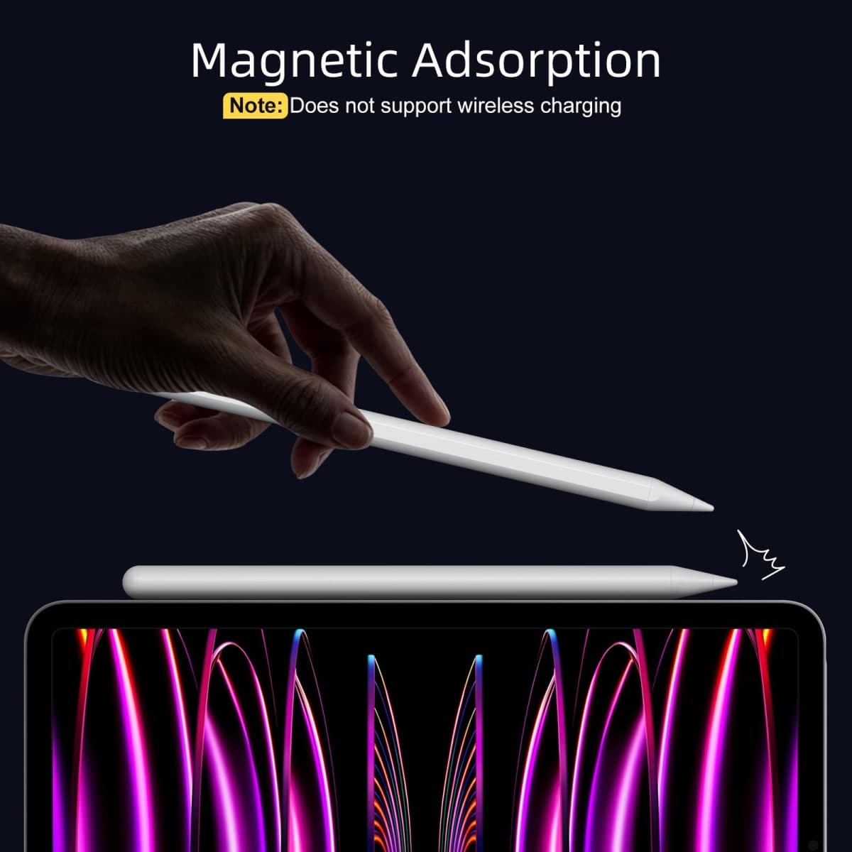 Stylus Pen for iPad with Palm Rejection, 2X Fast Charging Pencil Compatible with 2018-2025 iPad 6-11, iPad Pro 11", iPad Pro 12.9" 6/5/4/3, iPad Pro 13", iPad Air 6/5/4/3, iPad mini 7/6/5 thumbnail 5