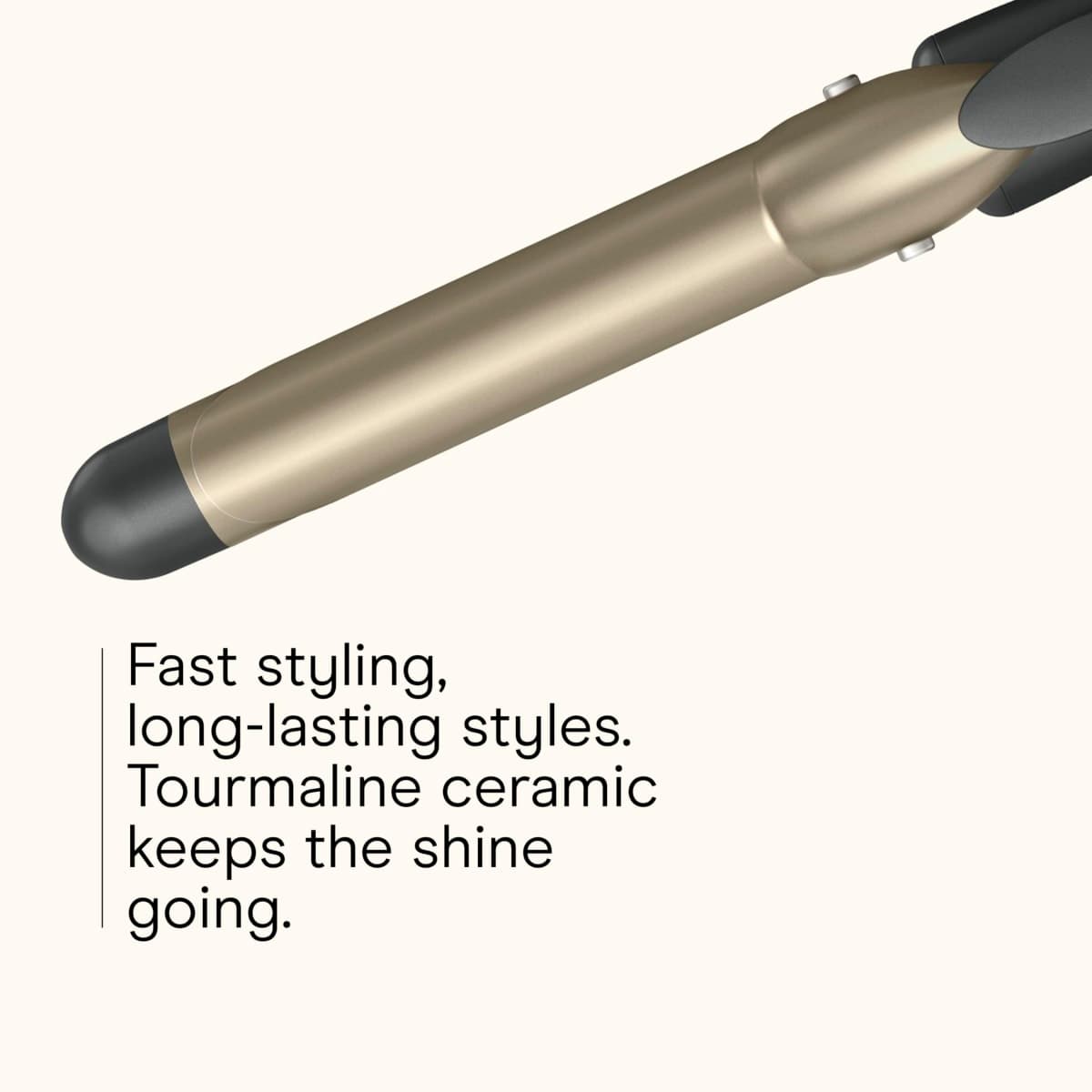 INFINITIPRO BY CONAIR Tourmaline Ceramic 1-inch Curling Iron, 1-inch Digital Curling Iron, 1-inch barrel produces classic curls – for use on short, medium, and long hair thumbnail 3