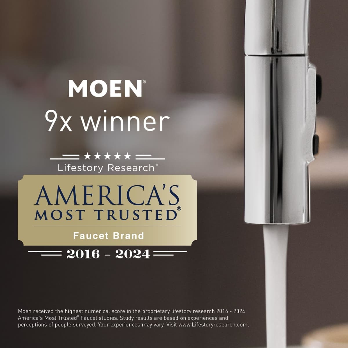 Moen AS-4201-BLS AMC Kitchen Products Garbage Disposal Air Switch Coordinating Decorative Button, Black/Stainless Steel thumbnail 4