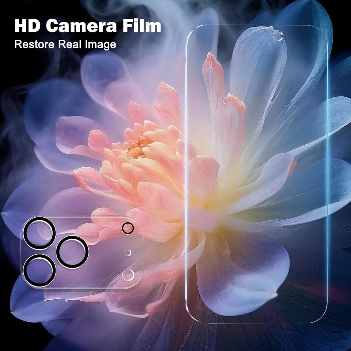 3+3Pack for 17 Pro Max Privacy Screen Protector with Camera Lens Protector Full Coverage Anti-Spy Tempered Glass Film 9H Hardness Upgrade Edge Protection Easy Installation Bubble Free [6.9 inch] thumbnail 5