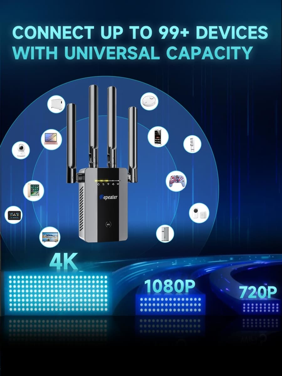 2026 New WiFi Extender Long Range WiFi Repeater 5 Working Mode thumbnail 4