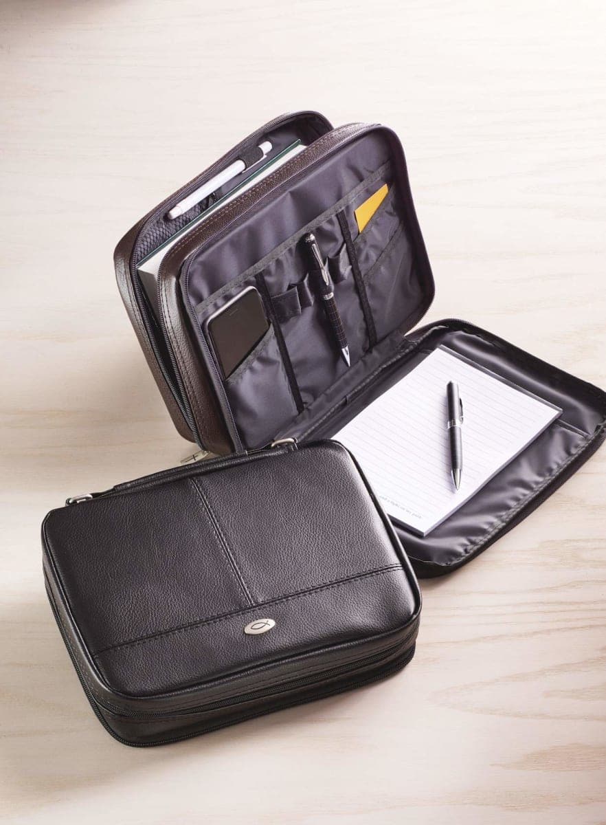 Two-Fold Luxleather Organizer Brn M thumbnail 2