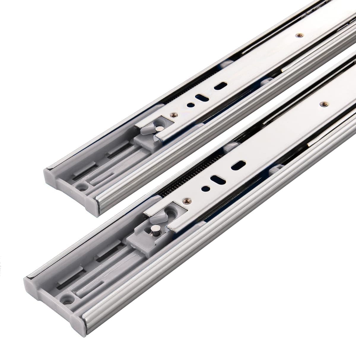 VALISY 215511 Full Extension Drawer Slides 16 Inch 1 Pairs Side Mount Metal Ball Bearing Drawer Slides Rails,10 12 14 16 18 20 22 Inch 100 LB Load Capacity Cabinet Wardrobe Slider Kitchen Glides thumbnail 2