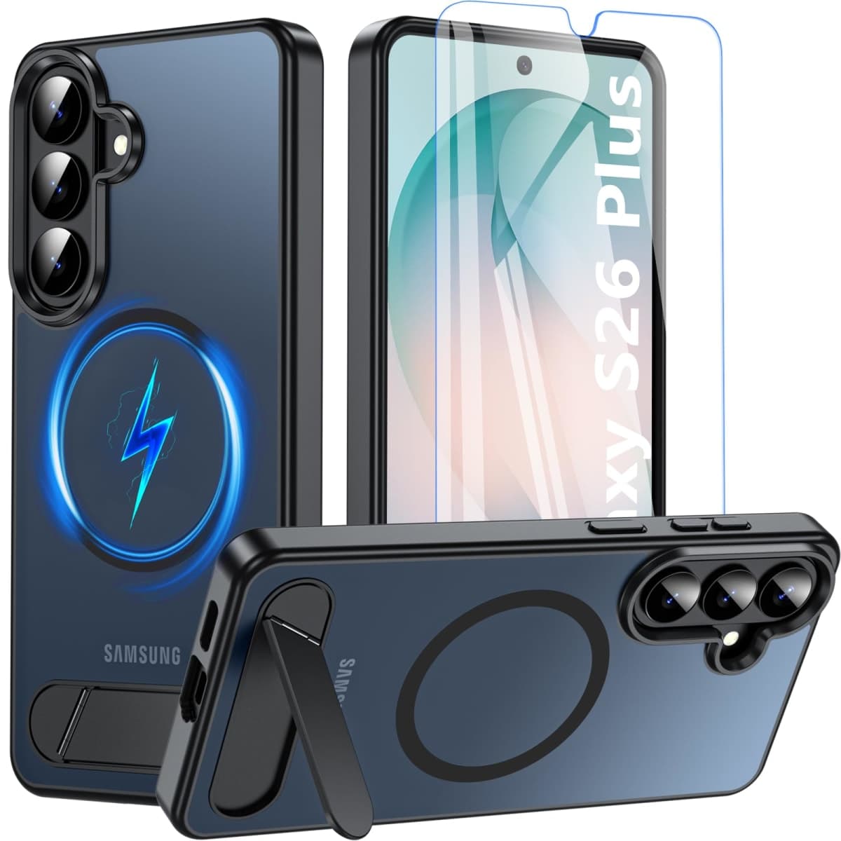 Fin2feel s26 Plus Phone case with Stand Black
