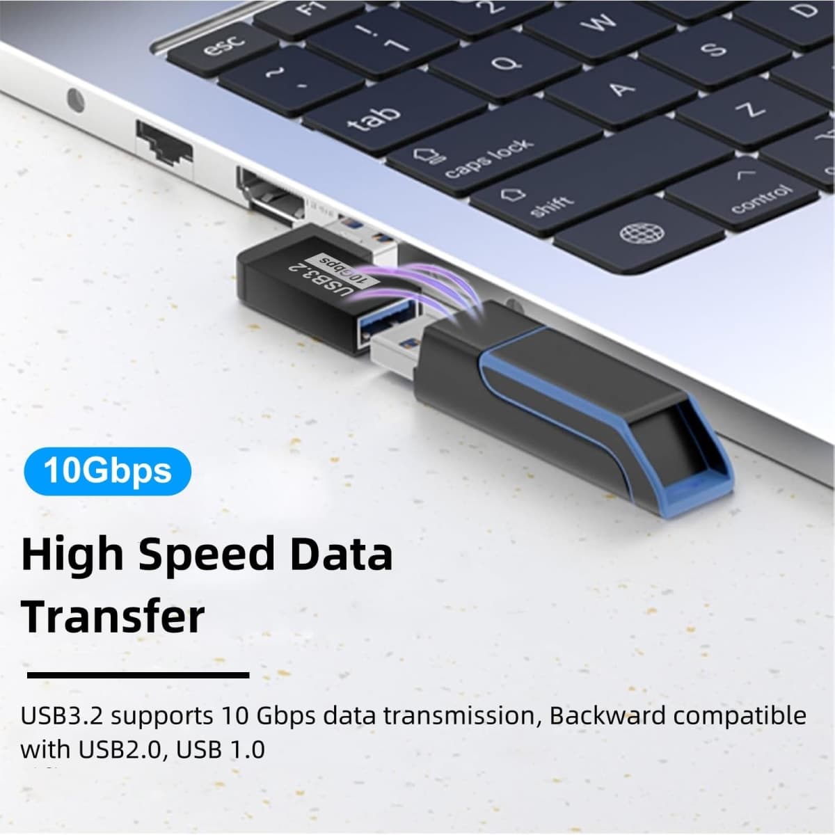 Leehitech 90 Degree Left Right Angle USB-A Male to Female Adapter, USB 3.0 Extender Connector, USB Extension Adapter 2 Pcs thumbnail 3