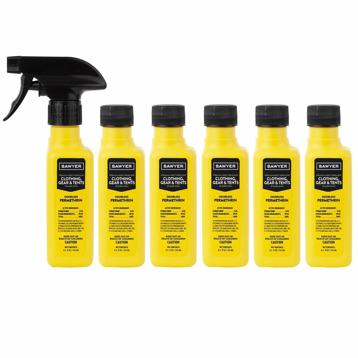 Sawyer Products SP645 Permethrin Premium Insect Repellent for Clothing, Gear & Tents Trigger Spray, 4.5-Ounce, 6 Bottles thumbnail 3