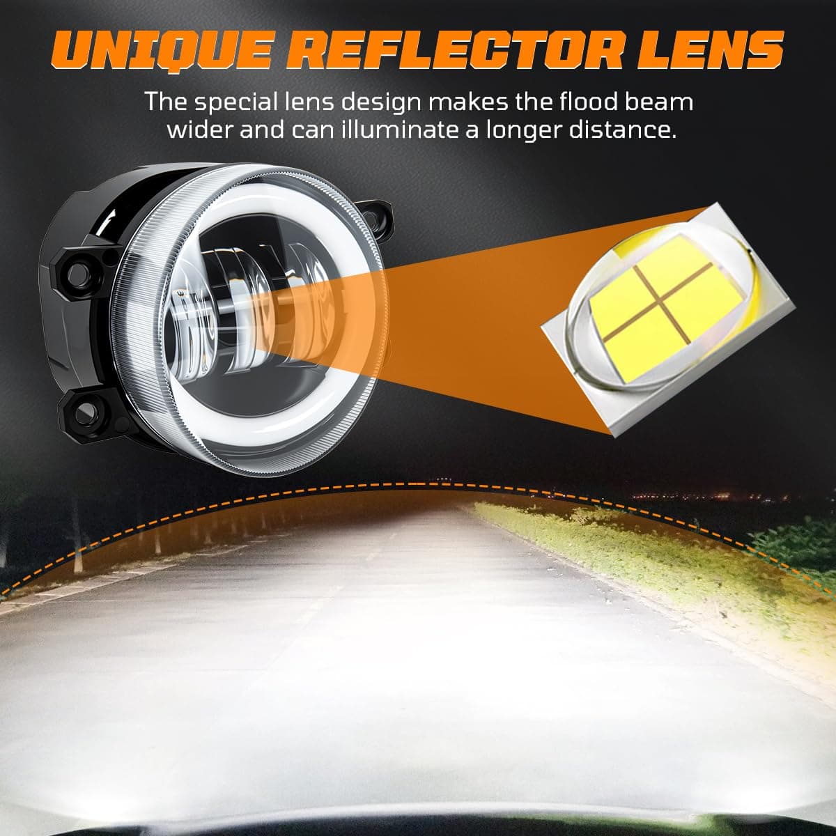 IHNZCB LED Fog Light Assembly Left & Right thumbnail 2