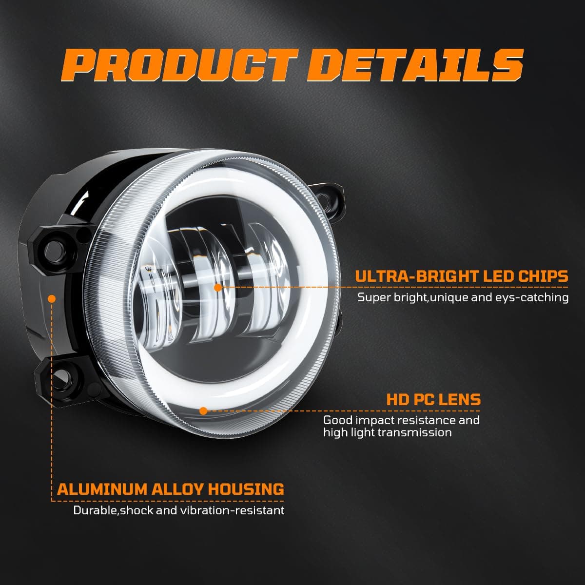 IHNZCB LED Fog Light Assembly Left & Right thumbnail 5