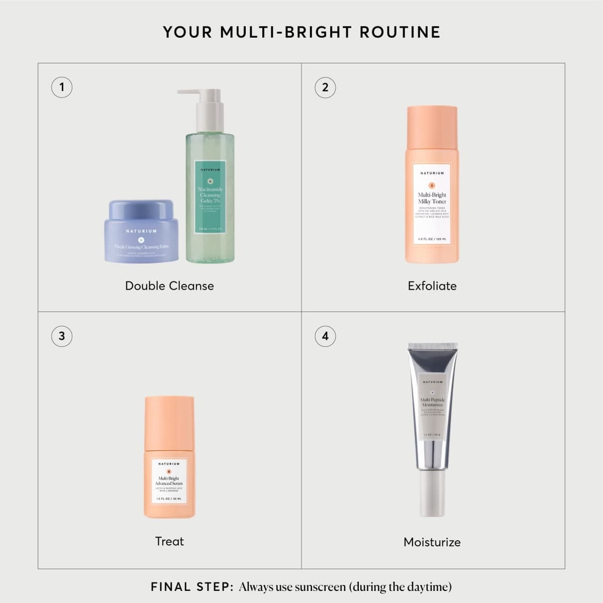 Naturium Multi-Bright Milky Toner, Exfoliating Skincare for Face with Azelaic Acid, 120 mL / 4 fl oz thumbnail 5