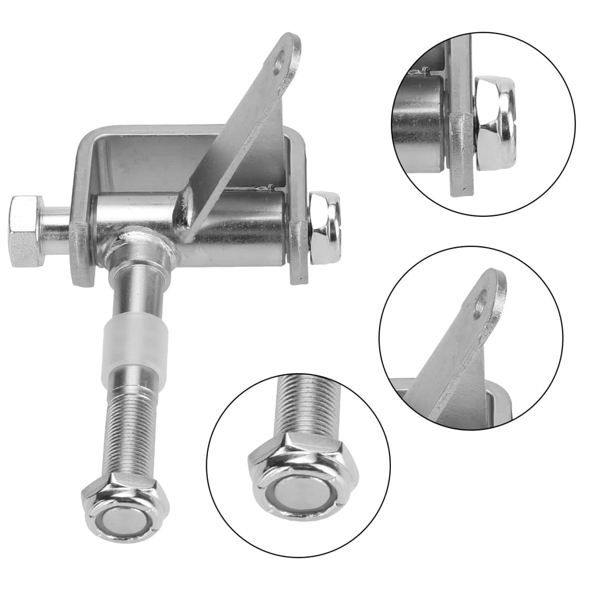 GREHUA Right Left Steering Spindle Bracket Set 5/8" Axle Kingpin 4-1/2" Long 2PCS for 212cc 196cc 6.5hp 13hp 15hp 420cc 301cc Manco Azusa Yerf-Dog Go Kart Cart Replacement Parts Accessories Heavy duty thumbnail 5