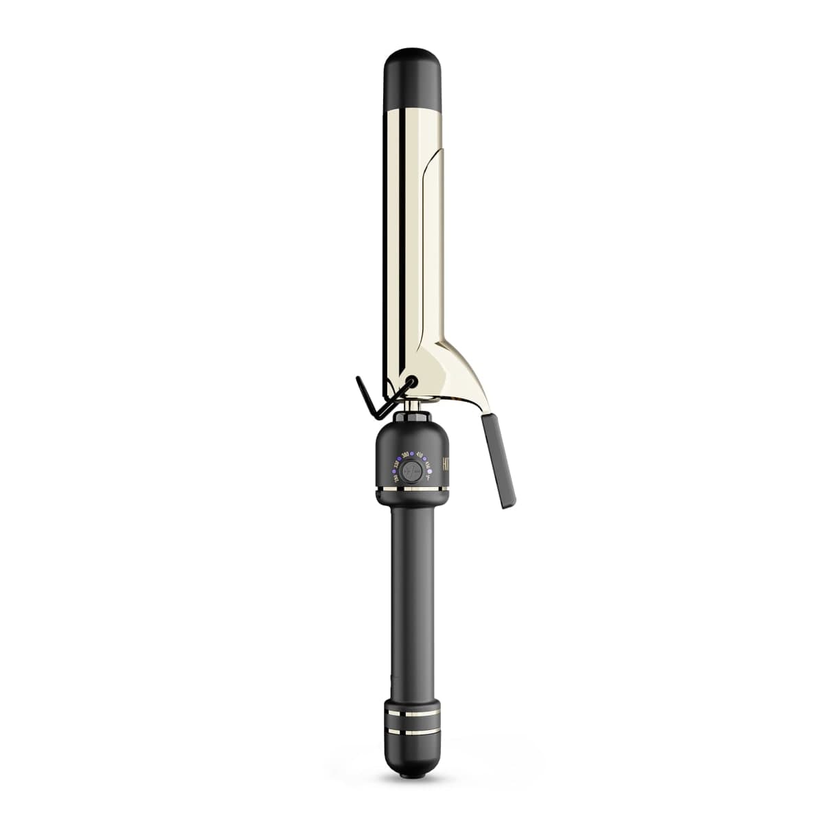 HOT TOOLS New and Improved 24K Gold Professional Curling Iron with 1.25 Extended Cylinder Clip for Shaggy Curls, 24K Gold Technology for Lasting Results and Cili