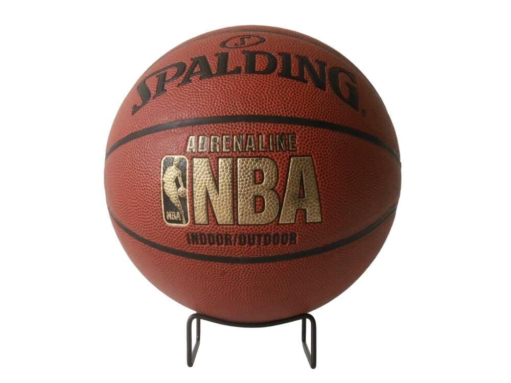 HillSpring Metal Football Display Stand, Base Holder for Basketball, Bowling, Soccer, Volleyball, Rugby and Other Autographed Balls thumbnail 3