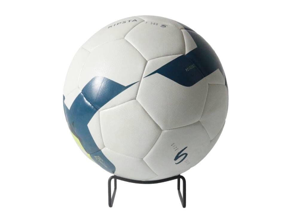 HillSpring Metal Football Display Stand, Base Holder for Basketball, Bowling, Soccer, Volleyball, Rugby and Other Autographed Balls thumbnail 4