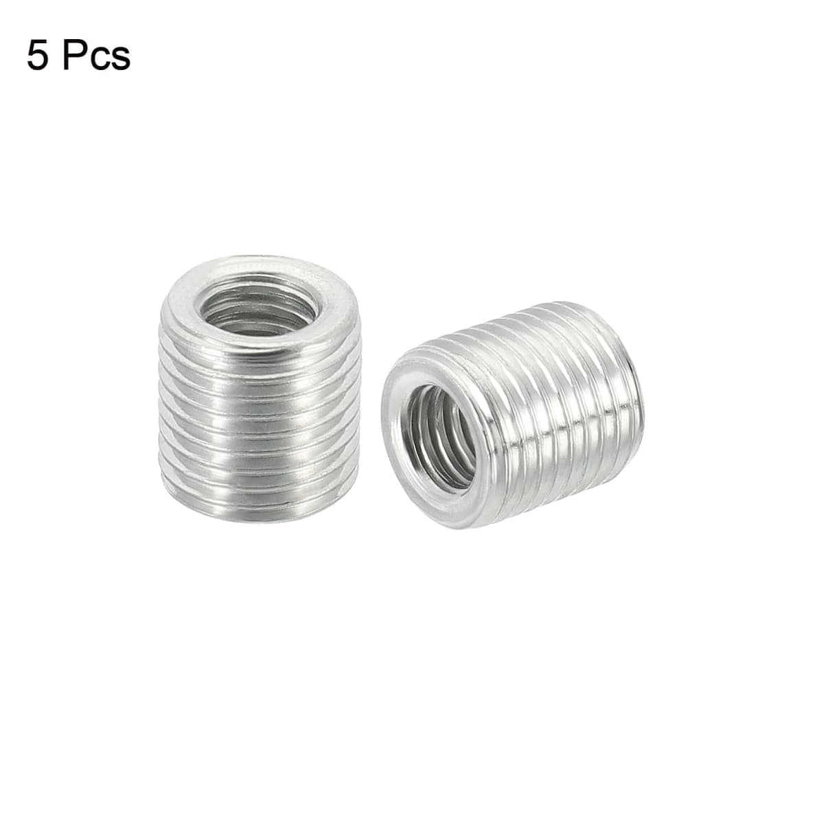 MECCANIXITY Thread Reducing Nuts Insert M10 Male to M6 Female Adapters 10mm Long Pipe Fitting Conversion Sleeve Reducer, Pack of 5 thumbnail 3