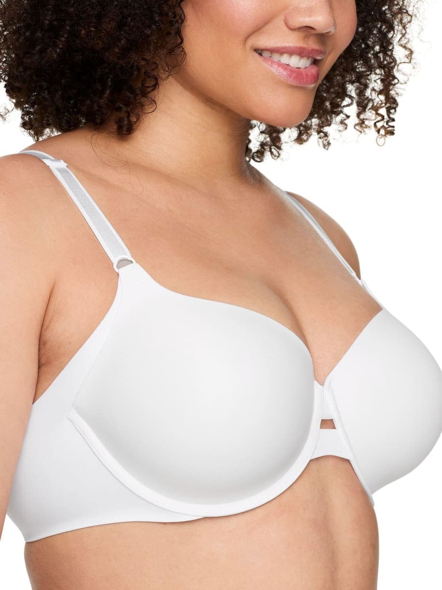 Warners Women's No Side Effects Full-Coverage Underwire Bra, White, 34C — image 1
