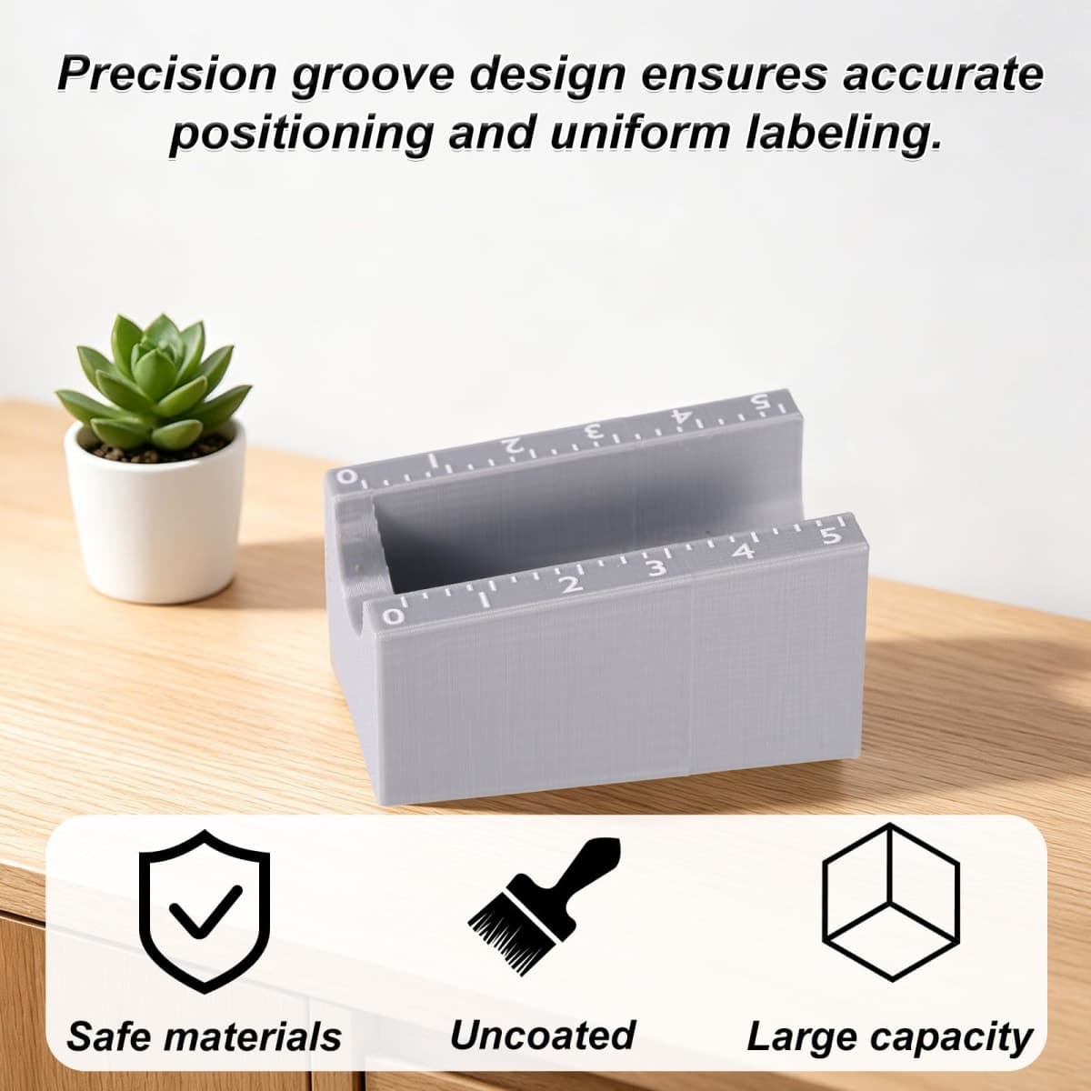 2pcs Vial Label Applicators, Small Bottle Label Applicators Compatible with 3ml & 10ml Vials Precision Alignment for Lab Clinic DIY Organizing & Home Storage thumbnail 4