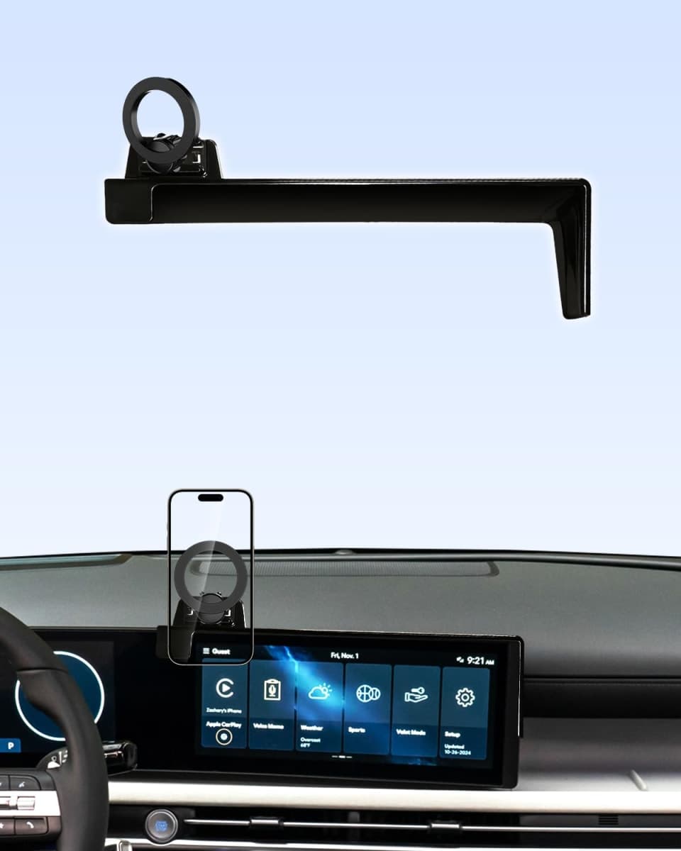 PZK Car Phone Holder for Hyundai Tucson/Tuscon Hybrid 2025 2026 Accessories 12.3-Inch Screen Fixed Clip, Compatible with MagSafe Strong Magnetic Car Phone Mount, 360° Rotation Automobile Cradles — image 1