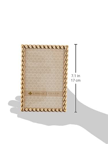 Lawrence Frames 4x6 Golden Rope Picture Frame (712046) thumbnail 3