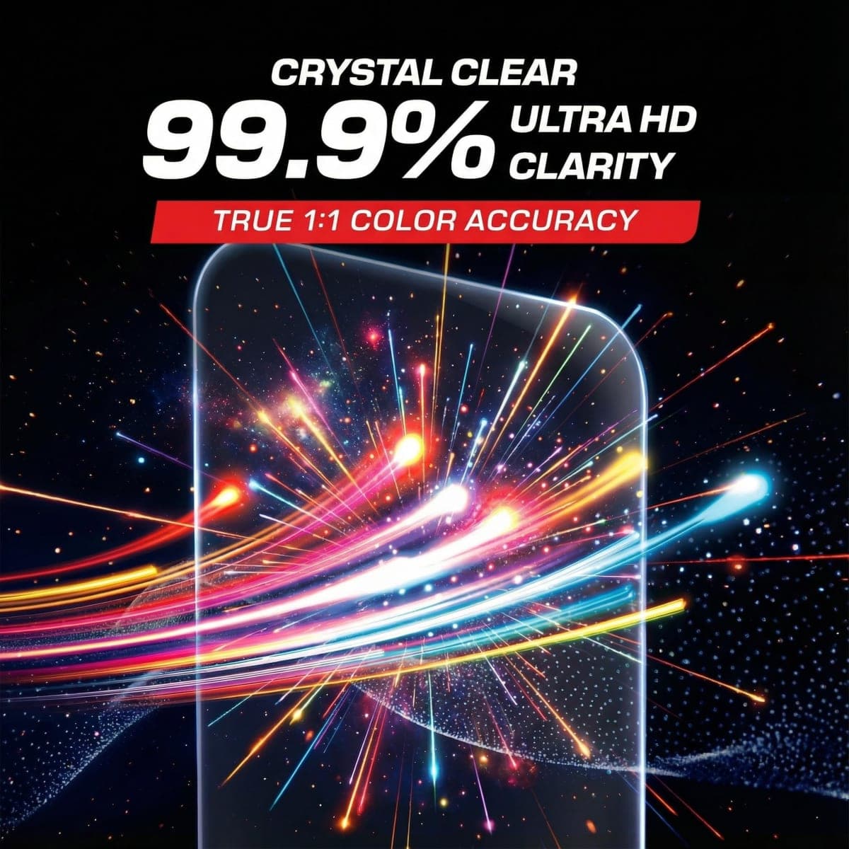 F4ST 3 Pack Tempered Glass Screen Protector for iPhone 17 Pro Max 6.9 Inch [9H Hardness Shatterproof] HD Clear Full Coverage, with Alignment Frame, Easy Installation, Case Friendly, Bubble Free thumbnail 4