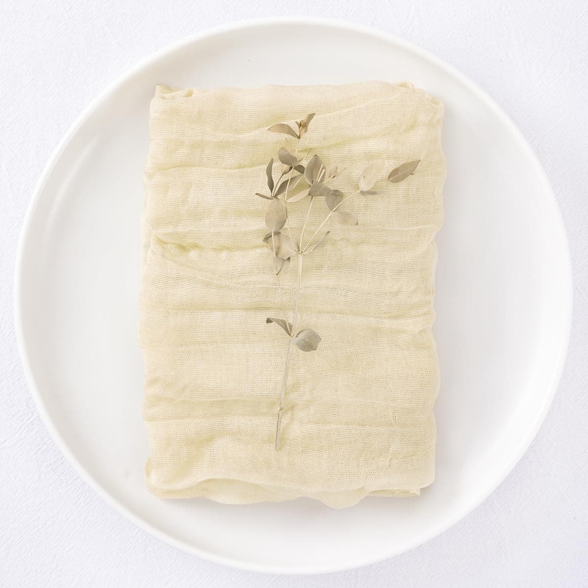 DeZerlor 50 Pack Beige Cheesecloth Napkins Summer Cloth Napkins Set of 50 Dinner Napkins Bulk 21x21 Inches for Wedding Bridal Shower Baby Shower Parties thumbnail 5
