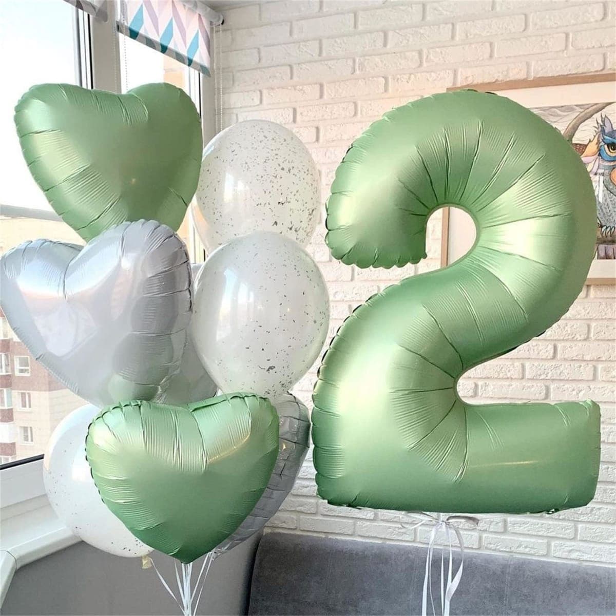 Pastel Pink 1 Balloons, 40 Inch Giant Light Pink Helium Foil Number 0-9 for Girls, Self Inflating 1st Birthday Balloon for Women Anniversary Baby Shower Princess Party Decorations Supplies thumbnail 4