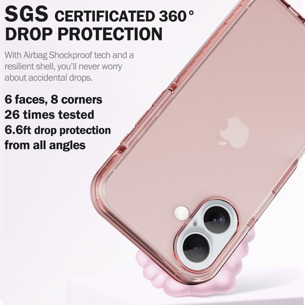 ArtsEvo Designed for iPhone 15 Case, 6.6ft Drop Protection, Full Body Screen Camera Protective Phone Case,Blue thumbnail 3