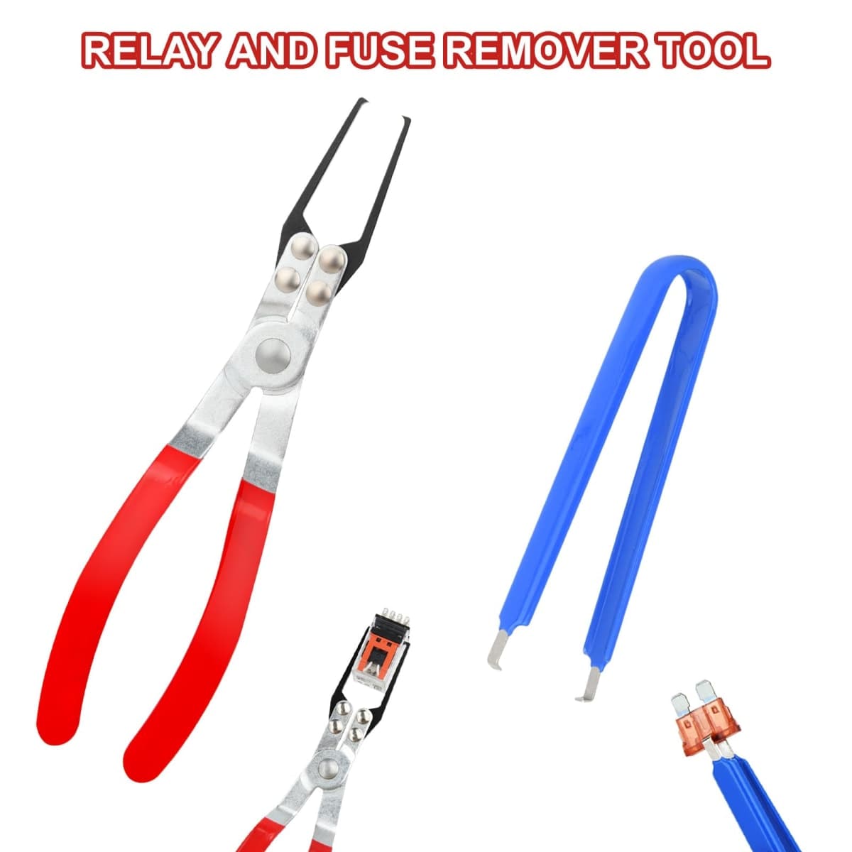 Aleric Fuse Puller Pliers, Relay Puller Pliers, Automotive Fuse Removal Tool, Car Electrical Remover Tool thumbnail 2