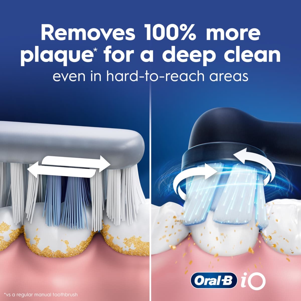 Oral-B iO Series 5 Limited Electric Toothbrush with (3) Brush Head, Rechargeable, Black thumbnail 4