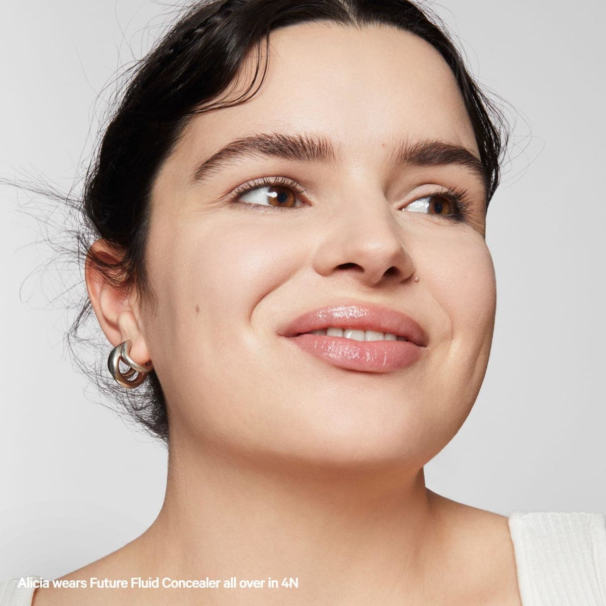 Milk Makeup Future Fluid All Over Cream Concealer, 4N (Fair with Neutral Undertones) - 0.28 fl oz - Medium-to-Full Coverage - Up to 12-Hour Wear - Crease-Proof Finish - Vegan, Cruelty Free thumbnail 4