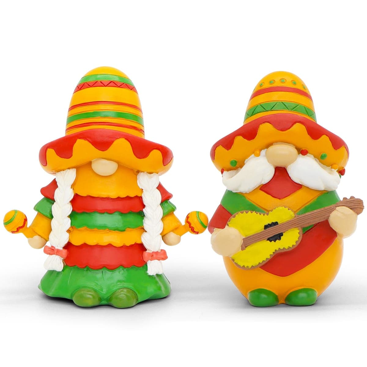 Uniboho Cinco de Mayo Decorations Cinco de Mayo Gnomes Fiesta Gnome Mexican Taco Tuesday Home Kitchen Tiered Tray Decorations — image 1