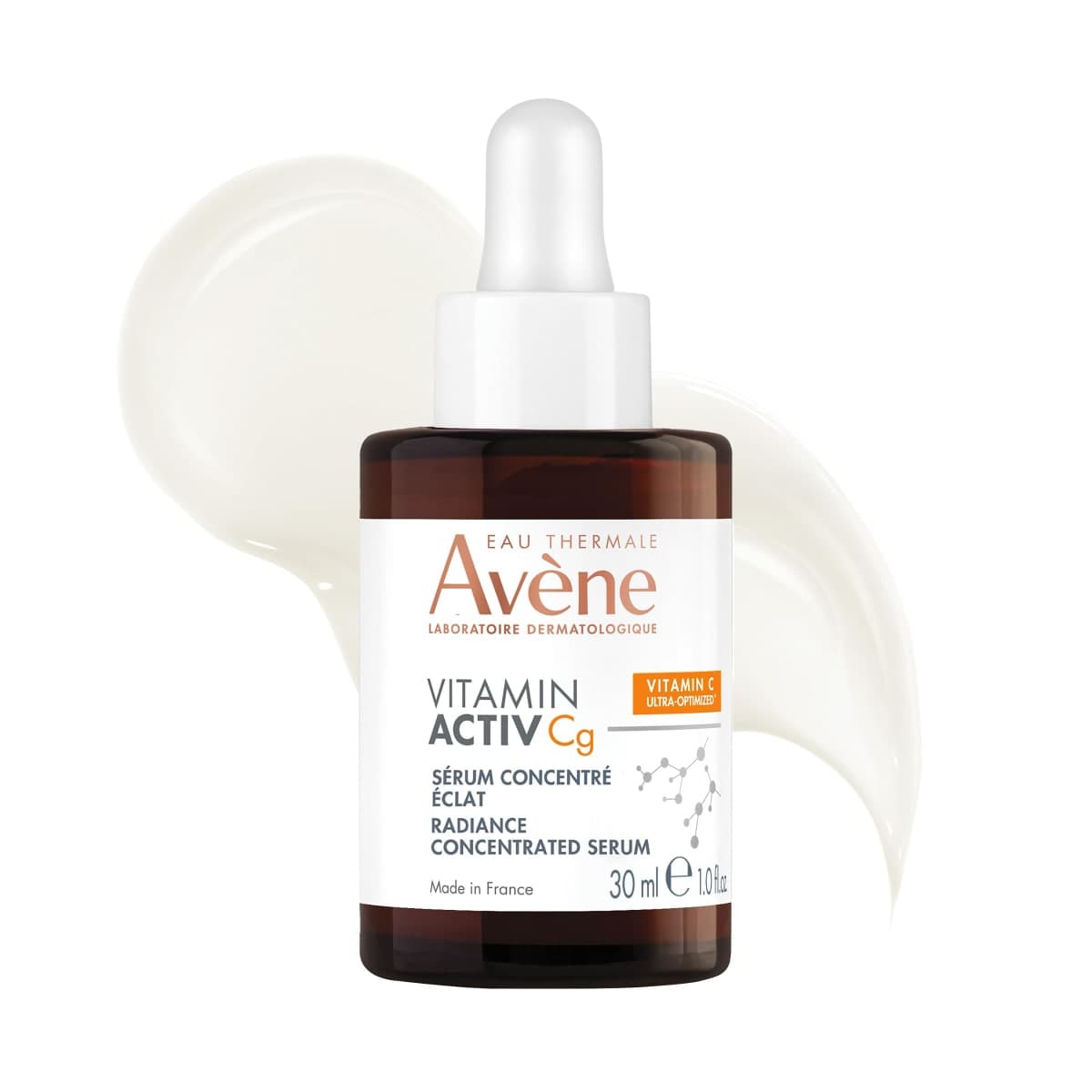 Avène Vitamin Activ Cg Radiance Concentrated Serum, Radiance Boosting Vitamin C Serum, powered by Vitamin Cg + Niacinamide + Bakuchiol, Visbily Reduce Wrinkles, Dark Spots & Fine Lines, 1 FL Oz — image 1
