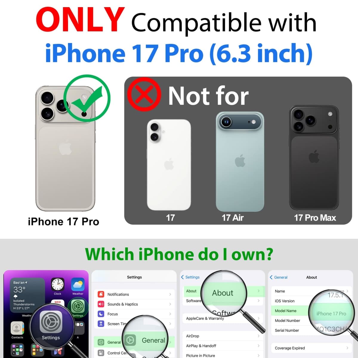 SPORTLINK for iPhone 17 Pro Waterproof Case, IP68 Certified 6.6ft Drop Proof Shockproof, Full Body Heavy Duty Rugged Built-in Screen Protector, Underwater Camera Ready, Dustproof with Lanyard (2025) thumbnail 2