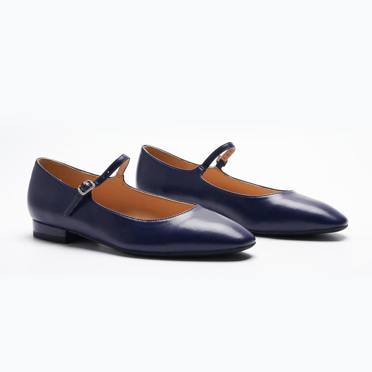 C.Paravano Mary Jane Shoes for Women | Womens Round Toe Flats | Strap Flats Shoes | Women's Flats | Mary Jane Flats | Leather Ballet Flats | Dressy Casual Work Office Party | Low Heel Dress Shoes, thumbnail 5