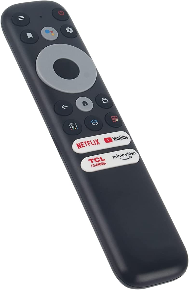 Besia RC902N FMR1 Remote Control for All TCL Google Smart TV and Android Smat TV,Replacement 55R646 55S546 65R646 65S546 75R646 75S546 Mini-LED QLED 4K UHD [ Without Voice Function]