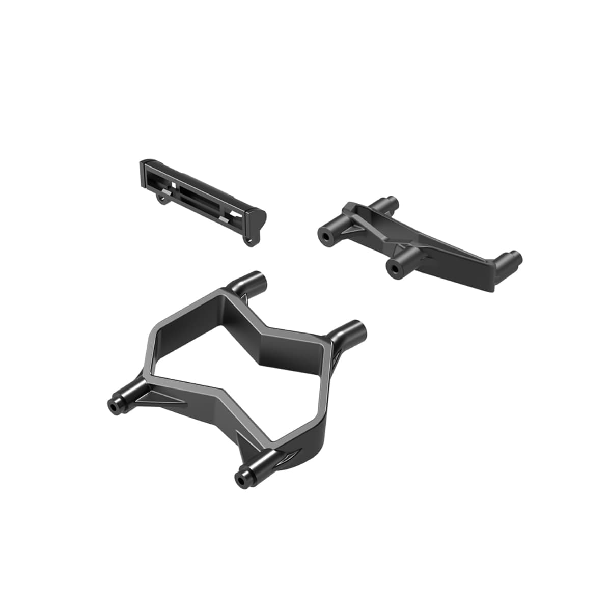 CROBOLL R11069 Front & Rear Bumper Support for Mini1:10 RC Car, Spare Parts RC Truck for RZ001