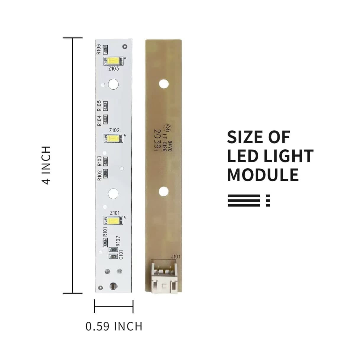 WR55X26671 for GE refrigerator led light board brand thumbnail 2